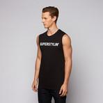 Superstylin' Sleeveless Shirt // Black (Extra Small)