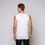 Lost In Love Sleeveless Shirt // White (Extra Small)