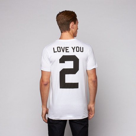 Love You 2 T-Shirt // White (XS)