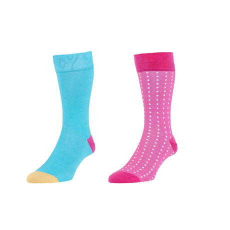 Contrast Brights Vancouver Sock Pack // Set of Two