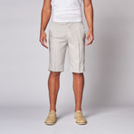 Flat Front Shorts // Sand (S)