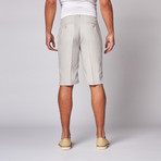 Flat Front Shorts // Sand (S)