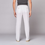 Gauze Drawstring Pants // White (S)