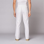 Flat Front Pants // White (38WX32L)