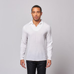 Gauze Long Sleeve Shirt // White (XL)