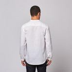 Banded Collar Shirt // White (M)