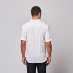 Gauze Lace Up Shirt // White (2XL)