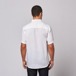 Linen One Pocket Button Up Shirt // White (M)