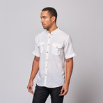 2-Pocket Button Up Shirt // White (L)