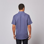2-Pocket Button Up Shirt // Navy (M)
