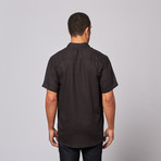 2-Pocket Button Up Shirt // Black (2XL)