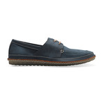 Grafted Sail Boat Shoe // Dark Blue Leather (US: 7)