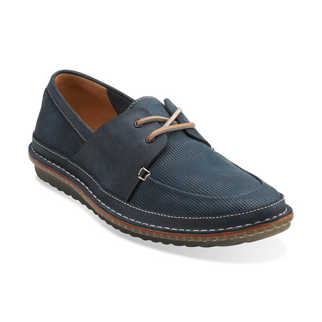 Grafted Sail Boat Shoe // Dark Blue Leather (US: 7)