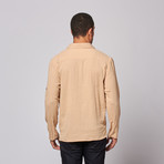 Gauze Long Sleeve Shirt // Khaki (M)