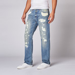 Distressed Denim // Light Blue Wash (30WX30L)