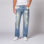 Distressed Denim // Light Blue Wash (30WX30L)