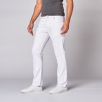 Straight Leg Denim // White (30WX30L)