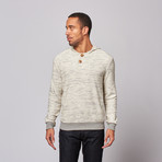 Lightweight Marled Hooded Pullover // Light Grey (3XL)