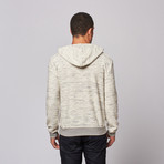 Lightweight Marled Hooded Pullover // Light Grey (3XL)