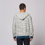 Lightweight Marled Hooded Pullover // Teal (3XL)