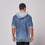 SS Hooded Pullover // Blue (M)
