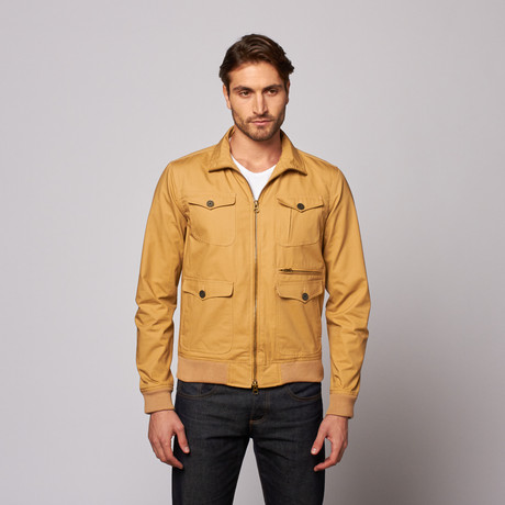 Hip Length Jacket // Khaki (S)