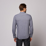 Arden Point Collar Shirt // Blue (XL)