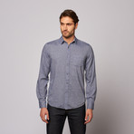 Arden Point Collar Shirt // Blue (S)
