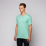 4 Corners Basic V-Neck Tee // Mint (S)