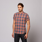 James Short Sleeve Shirt // Red Plaid (2XL)