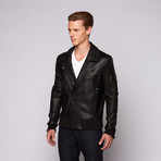 Eleven Paris // Kanon Leather Jacket // Black  (L)