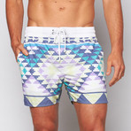 Aztec Boardshort // Tribal Print (L)