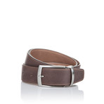 Double Face Belt // Brown + Havana (45"L)