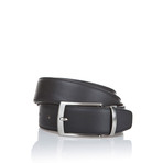 Double Face Belt // Black + Brown (45"L)