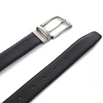 Double Face Belt // Black + Brown (45"L)