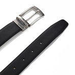 Double Face Belt // Black + Grey (45"L)