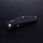 Drop Point Tip // Serrated Edge (Gray Handle)