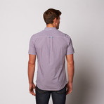 Nicholas Button Down Shirt // Red + Blue Check (M)