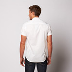 Duke Clothing Co. // Marcell Double Pocket Button Up // White (M)