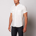 Duke Clothing Co. // Marcell Double Pocket Button Up // White (L)