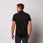 Marcell Double Pocket Button Up // Black (L)