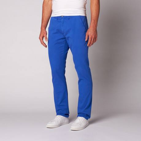 Slim Fit Industry Twill Pant // Royal (28R)