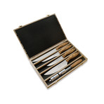 Nonis Set // Olive Wood Handle // Set of 5