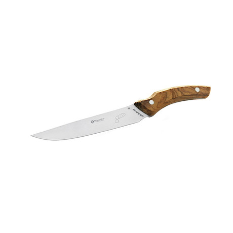 Salame Knife // Olive Wood Handle
