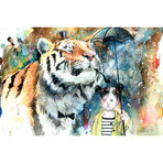 Mr Tiger (24"W x 16"H x 2"D)