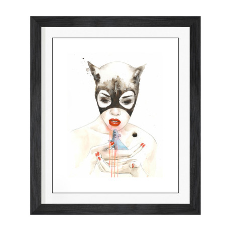 Lora Zombie // Cat // Framed Limited Edition