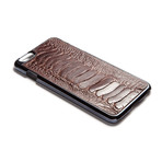 Ostrich Leg iPhone Case // Cigar Glaze (iPhone 6s)