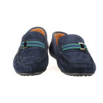 Suede Ribbon Driving Moccasin // Navy (Euro: 39)