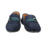 Suede Ribbon Driving Moccasin // Navy (Euro: 42)