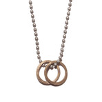 Two Rings Necklace